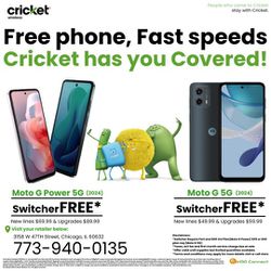 FREE Cricket phones 