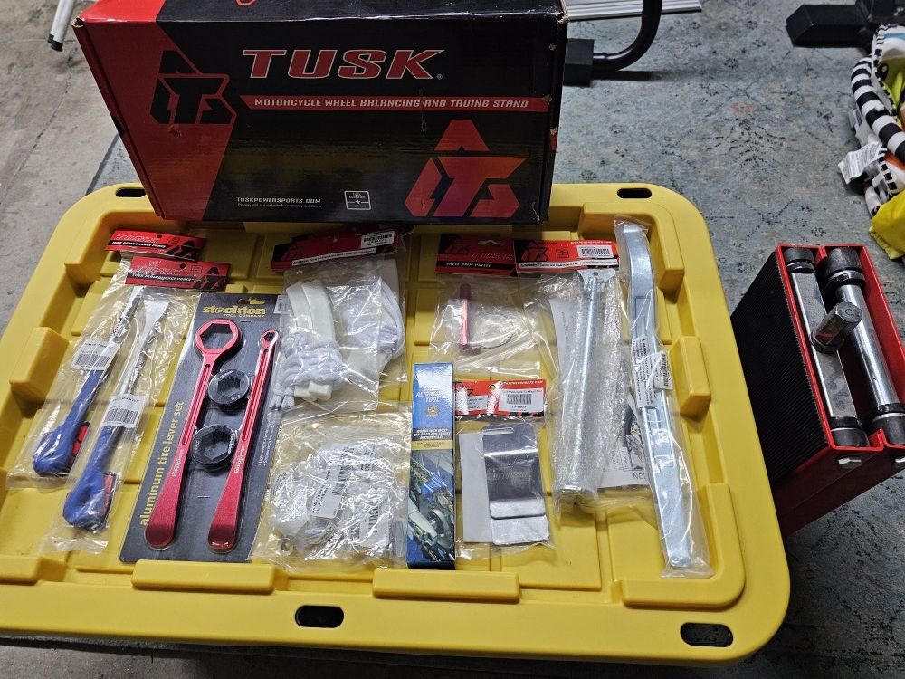 Motorcycle Tire Changing Tool Lot