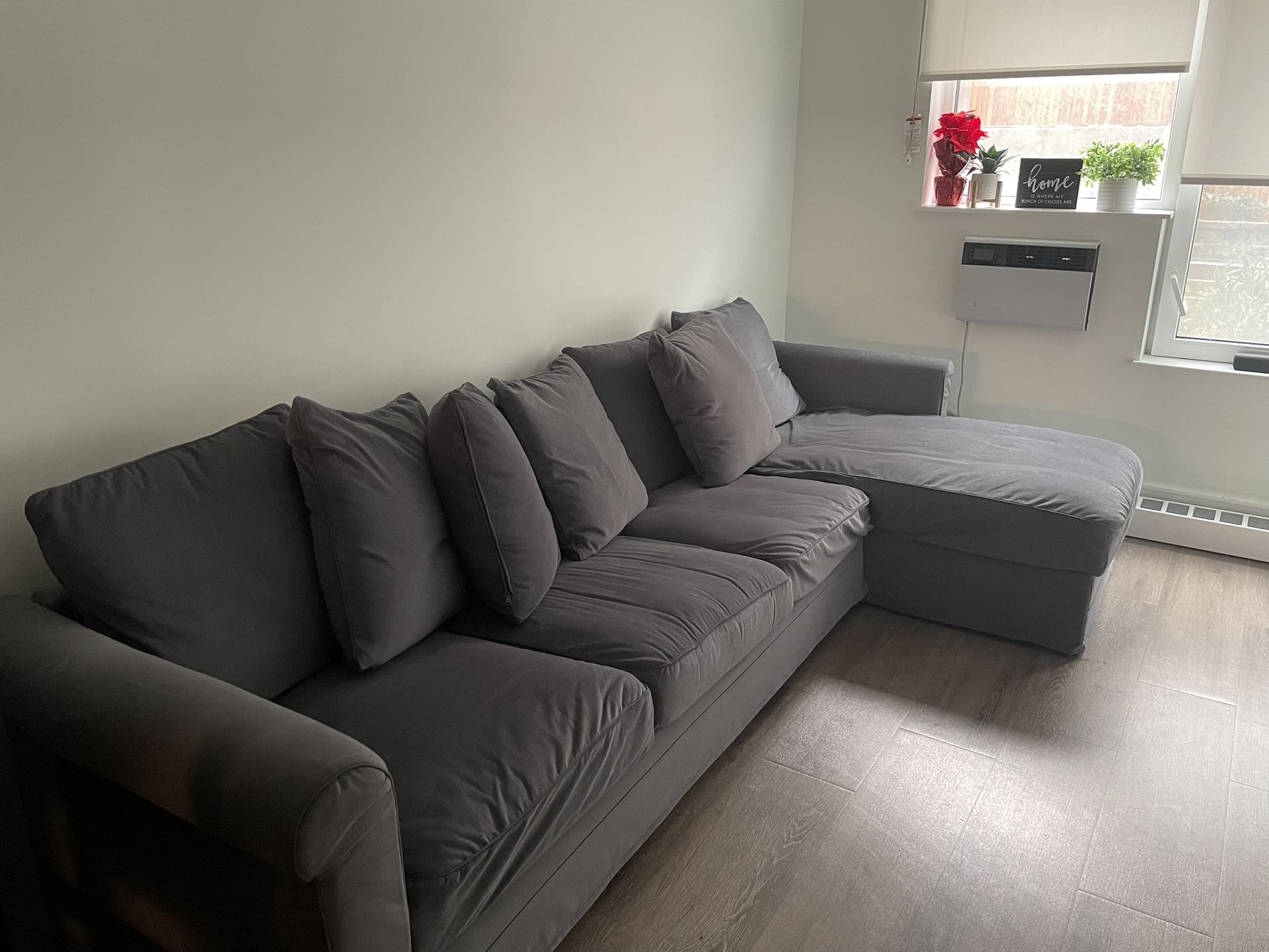 Gently Used IKEA Couches, Gray