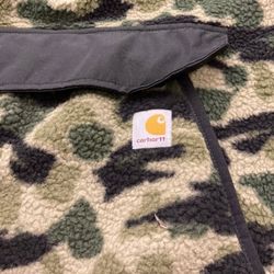 Men's Large Carhartt Fleece Half Sip Pullover Brand New