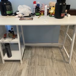 Computer desk.