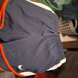 Navy/white/red  Nike 2-1 running shorts small