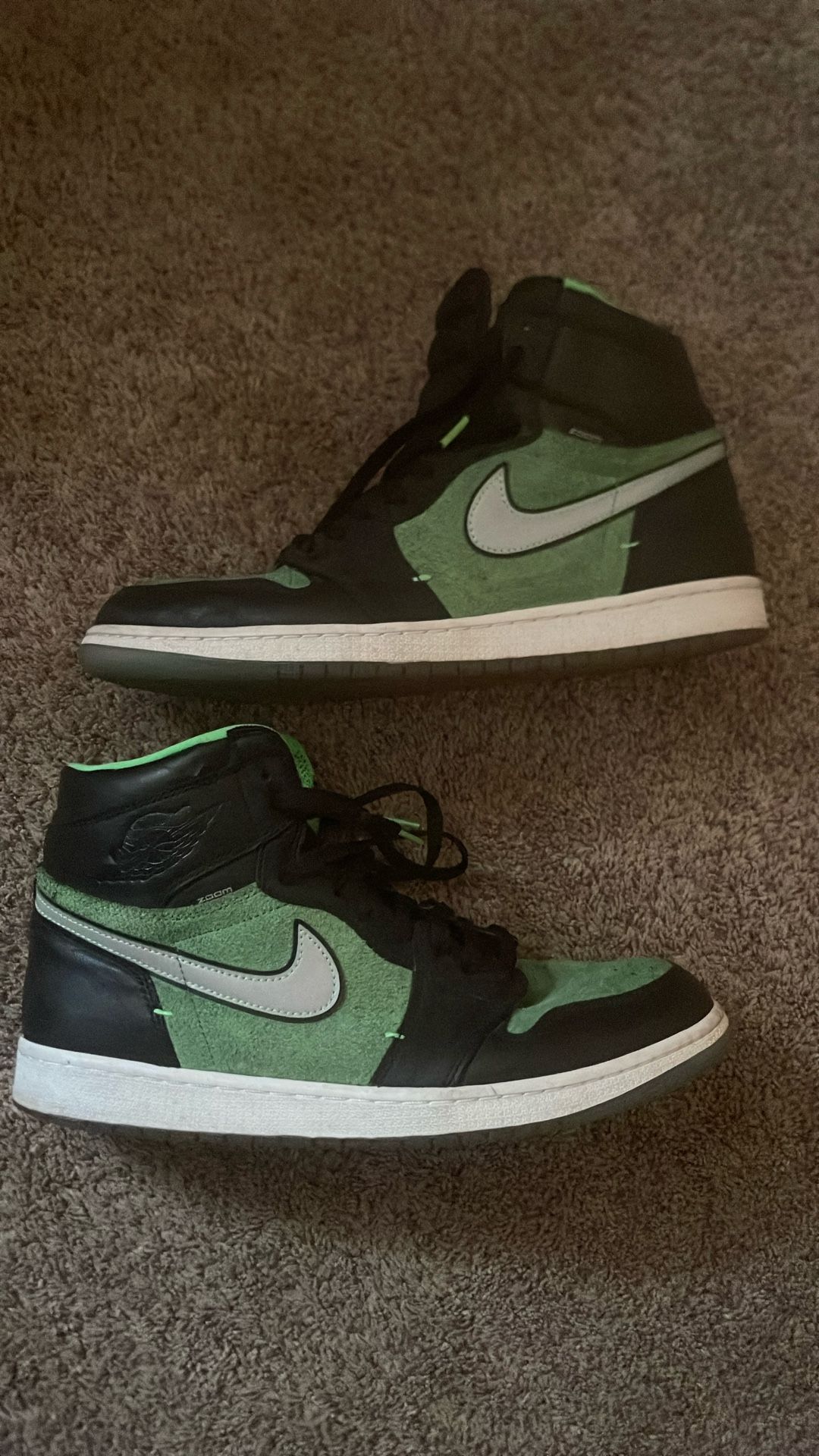 Jordan 1’s Green Black Size 14