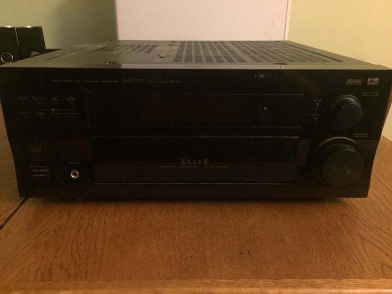 Pioneer VSX-33TX home stereo. THX Dolby digital