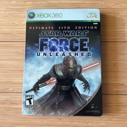 Steel book Star Wars Force Unleashed Ultimate Sith Edition 