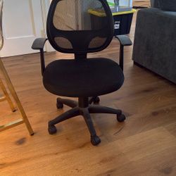 Black Desk Chair (2 Available) 