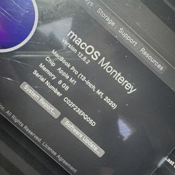 MacBook Pro 13 Inch M1 20 