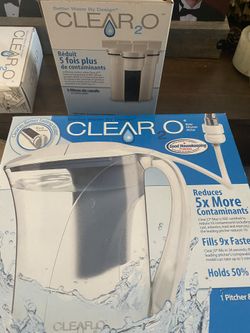 Brand New SEALED! Clear 2 O with 3 Brand new extra cartridges