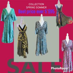 Small whosale box 5 dress for $95 one size assorted styles 