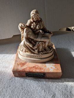 Pieta religious figurine