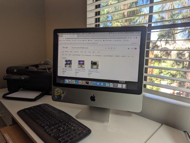 Apple iMac 20" Computer And HP 4500 Printer
