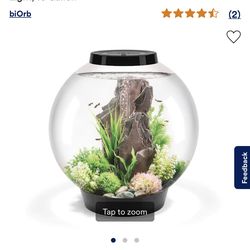 biOrb CLASSIC 60 Black Aquarium with Standard Light, 16 Gallon