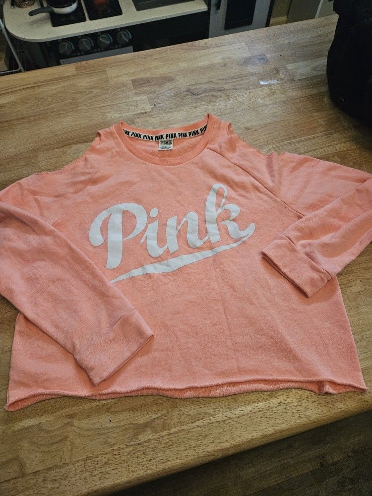 Vs Pink Top Sweatshirt