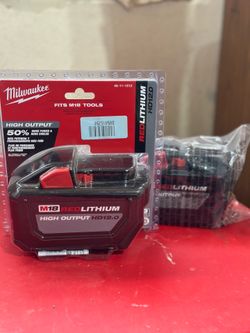 New Milwaukee 12.0 batteries