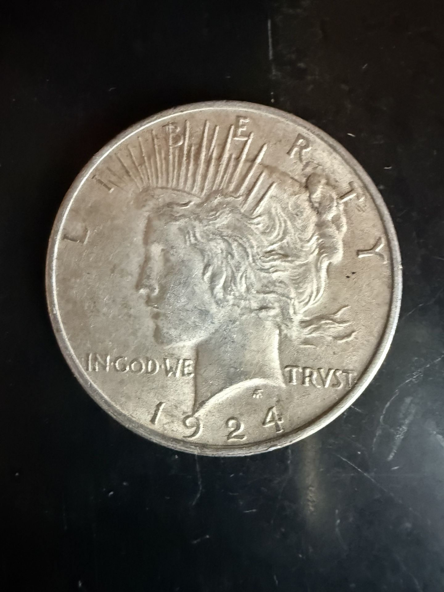 1924 Peace Silver Dollar