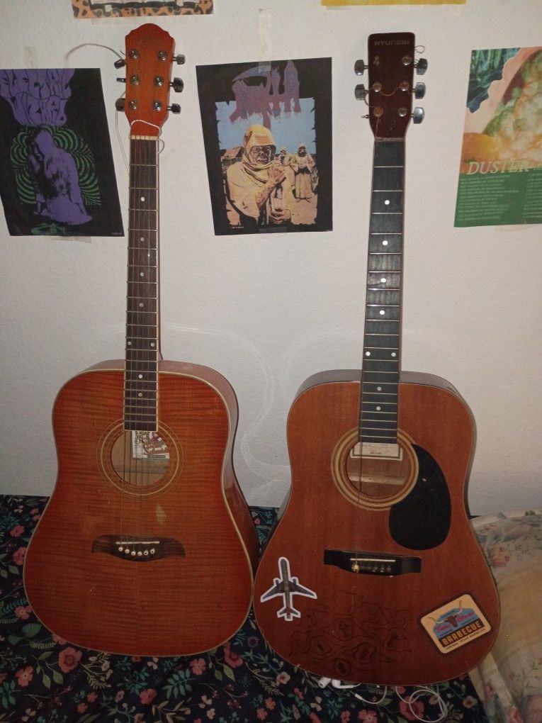 2 Shitty Acoustic Guitar Bodies