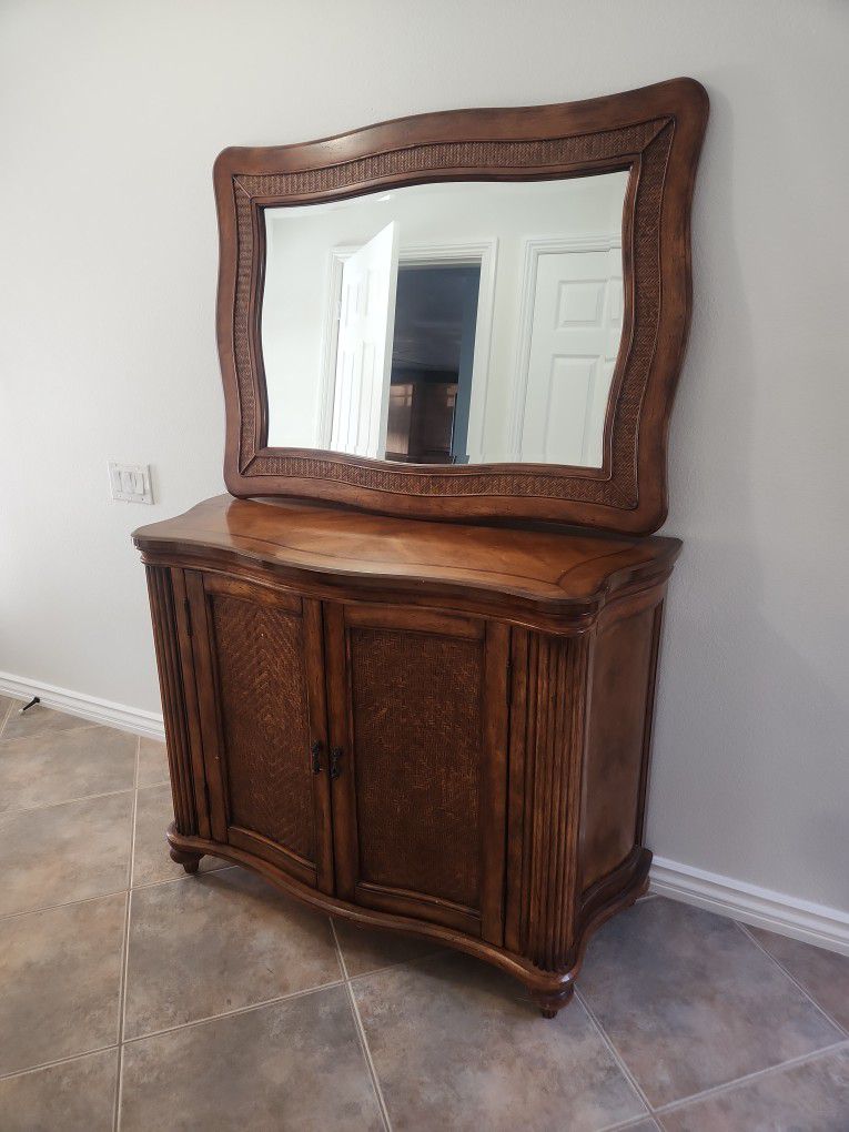 Cabinet with Matching Mirror