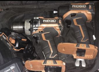 Ridgid Brushless 18V Compact Hammer Drill/Driver and Impact Combo