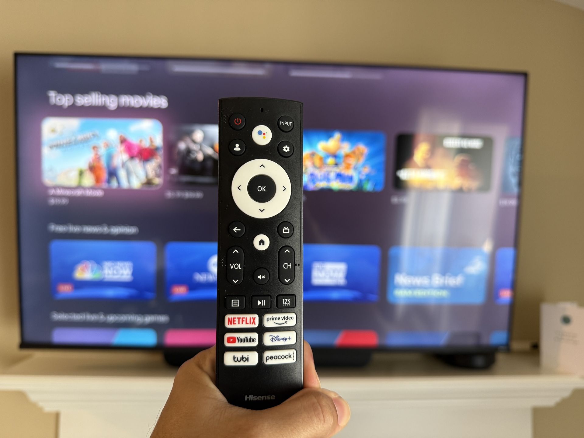 55 Inch Hisense 4K TV