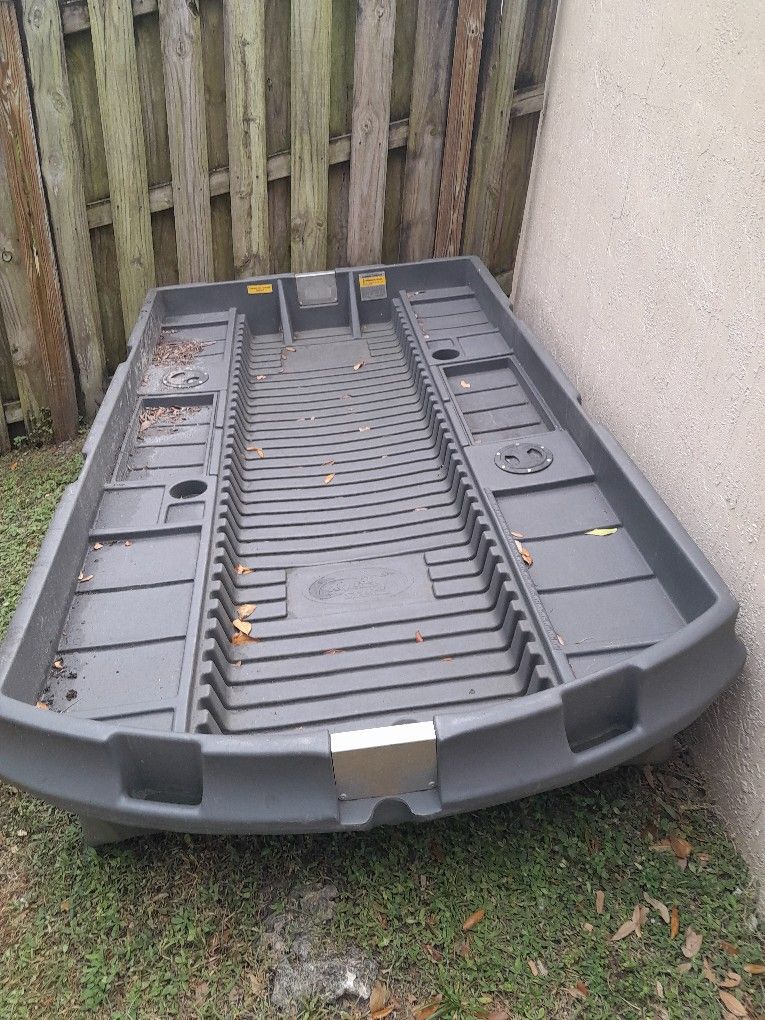 John Boat And Motor, Seat ,Paddle And Life Jacket