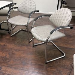 Heavy Duty Lobby/office Chairs With Swivel Backing