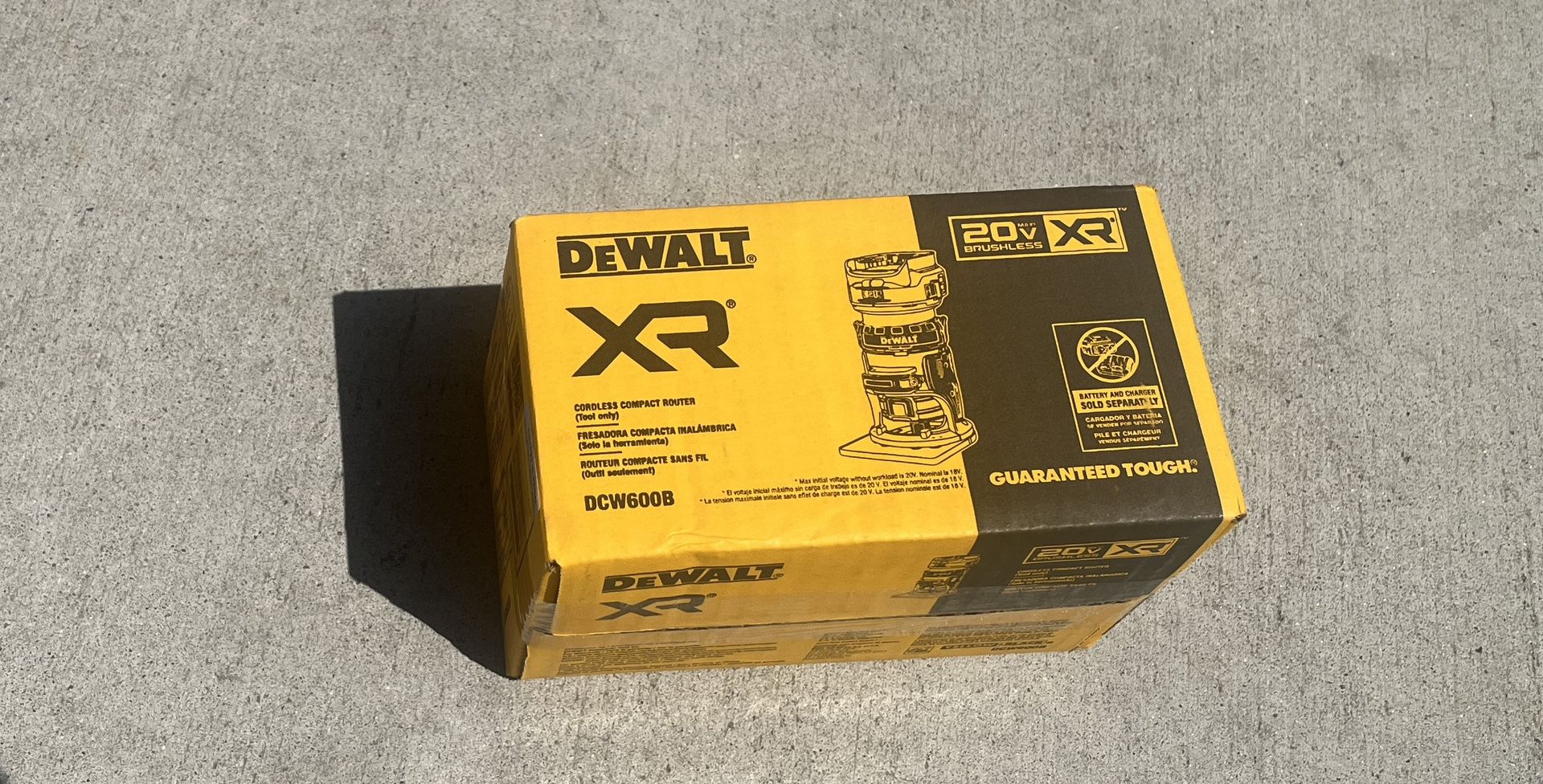 DEWALT XR 1/4-in Variable Speed Brushless Fixed Cordless Router (Bulk Available)