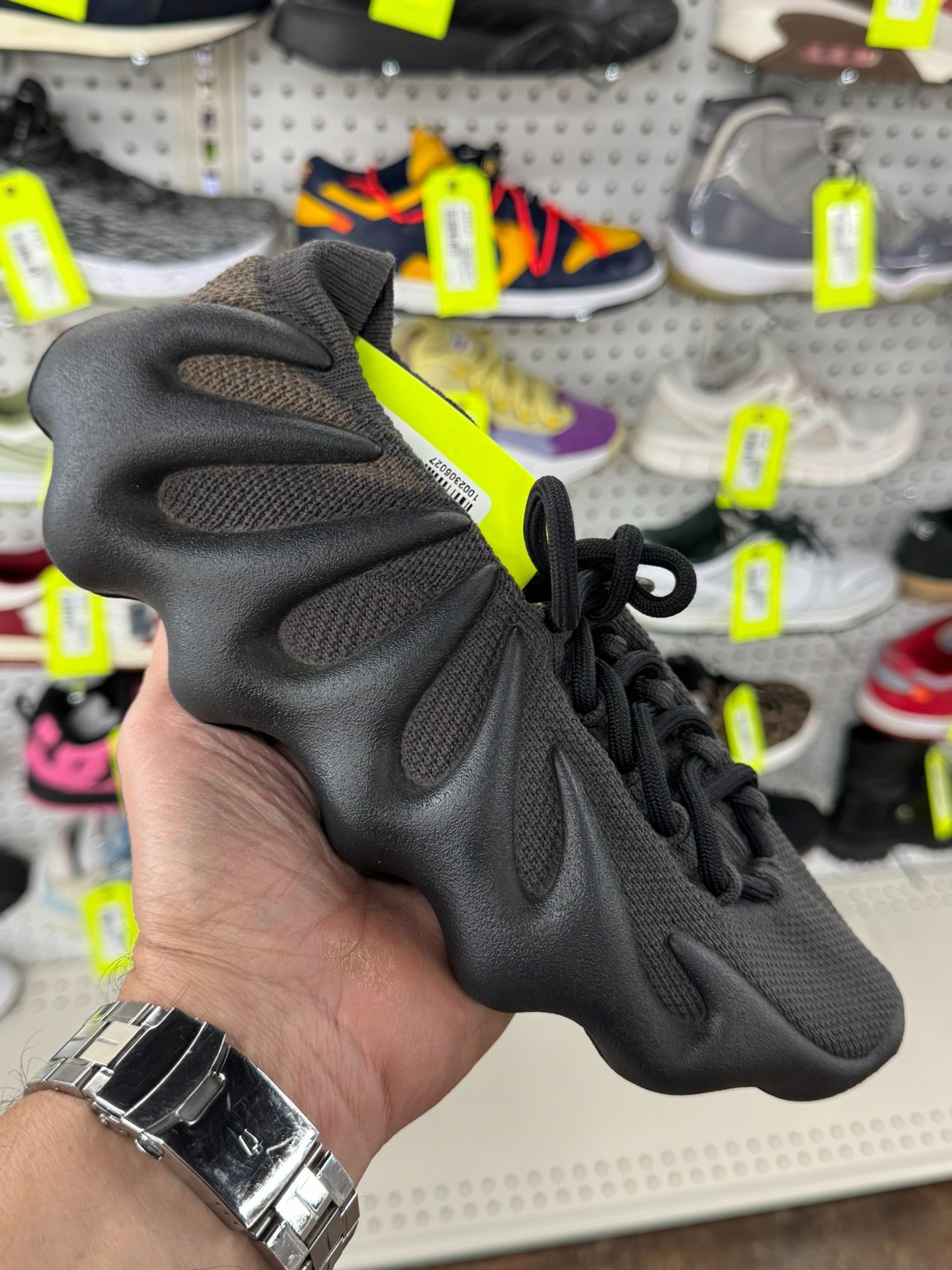 ADIDAS YEEZY 450 DARK SLATE SIZE 7Y USED
