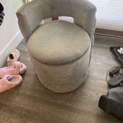 Chair Ottoman With Storage 