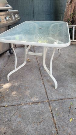 Outside table