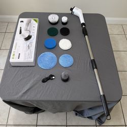 🧼🔋 Leebein 8-in-1 Electric Spin Scrubber – Like New!