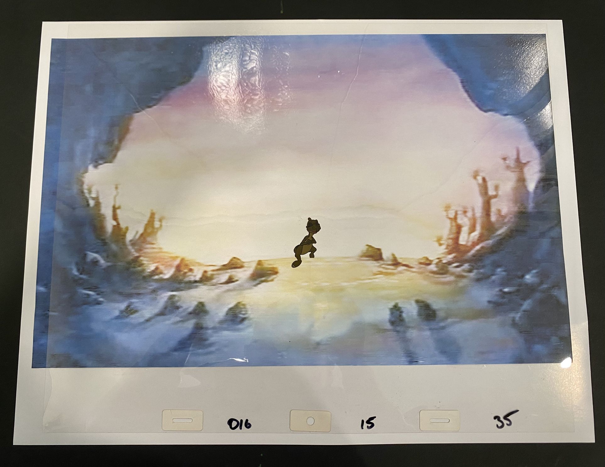 1988 Land Before Time Ducky Animated Cel
