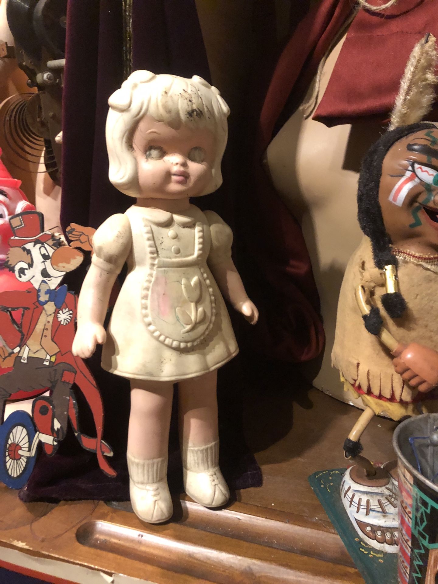 Antique Vintage 1950s Mid Century Doll Toy