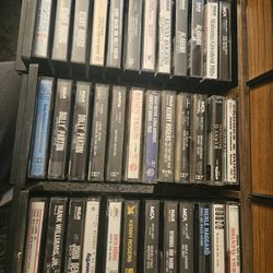 Cassette Tapes And Storage Cases