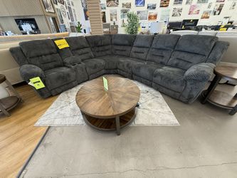 Dark Gray Power Reclining Sectional