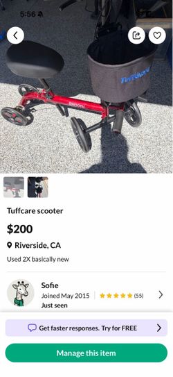 Tuffcare scooter