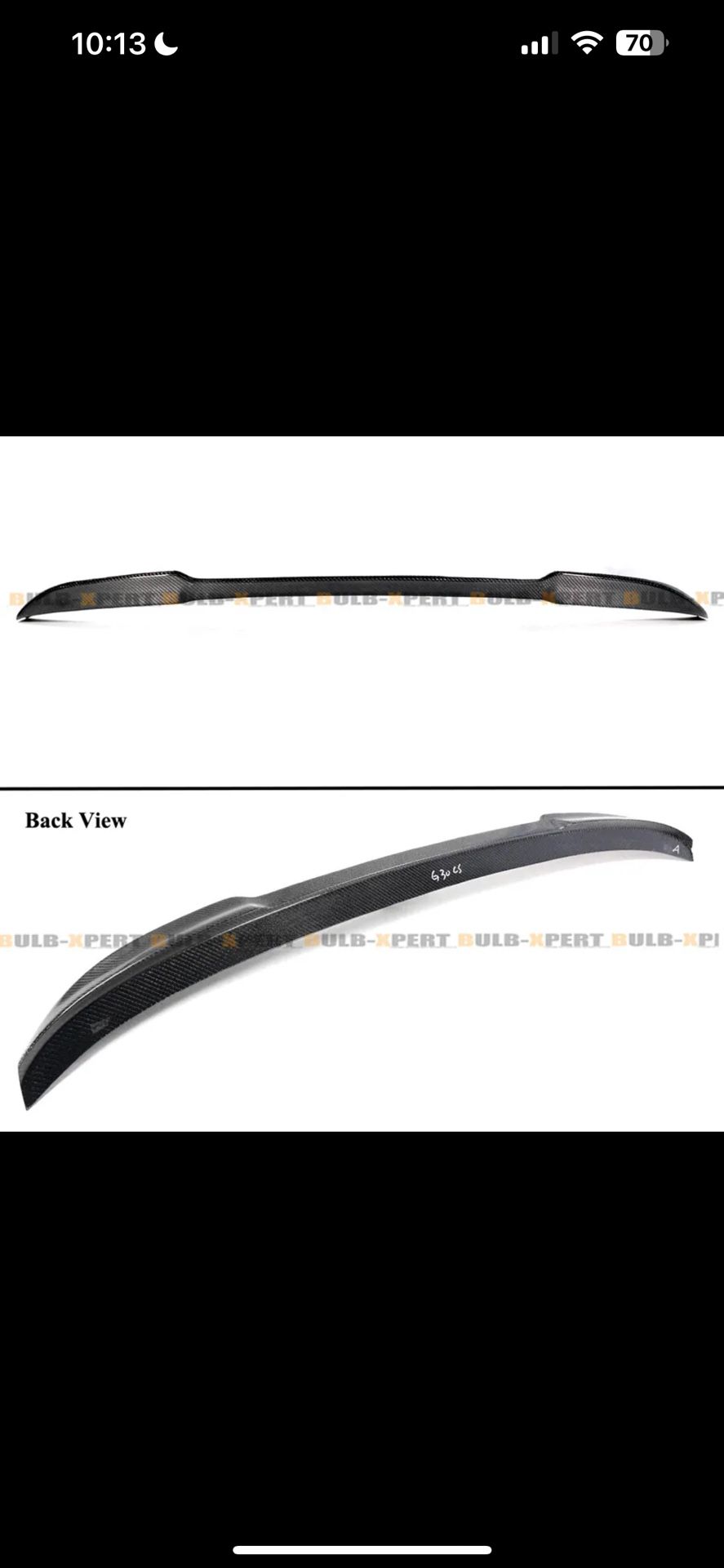 CS STYLE REAL CARBON FIBER TRUNK SPOILER WING FOR 2017-2023 BMW G30 530i 540i F90 M5