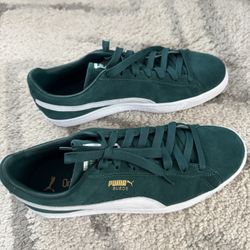 Dark Myrtle Suede Classic Pumas- Men’s 11