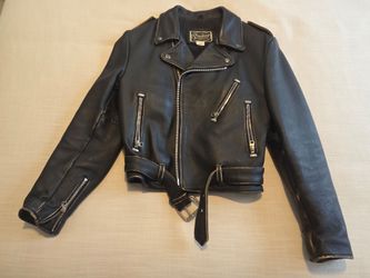 Vintage Indian leather motorcycle jacket
