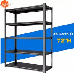 5 Tier Garage Shelving Heavy Duty Utility Rack Shelf