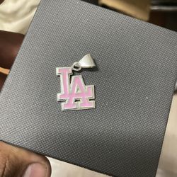 LA Logo Pink Enamel Small