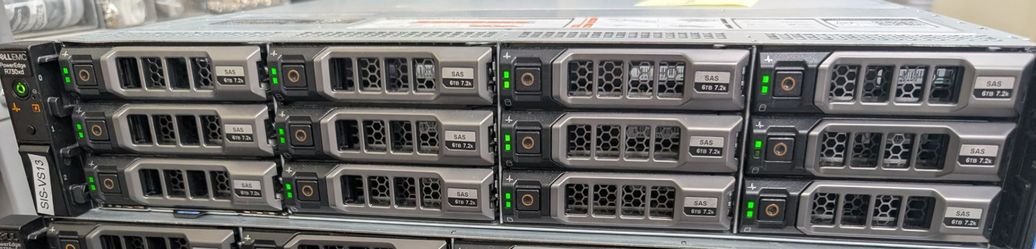Dell Poweredge R730XD,2X Xeon, 128gb ddr4, 10x 6tb sas, no os