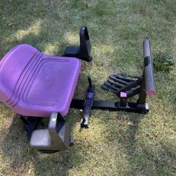 BODY BY JAKE Hip and Thigh Exercise Machine w/ 4 Resistance Bands