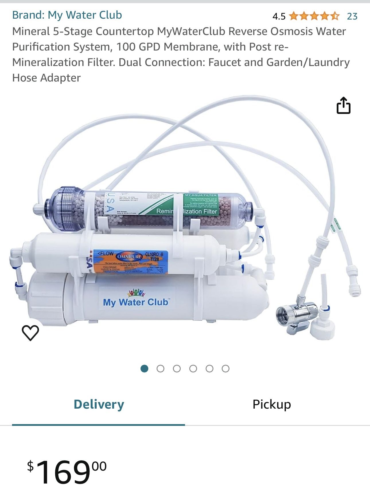 Reverse Osmosis Water Filter