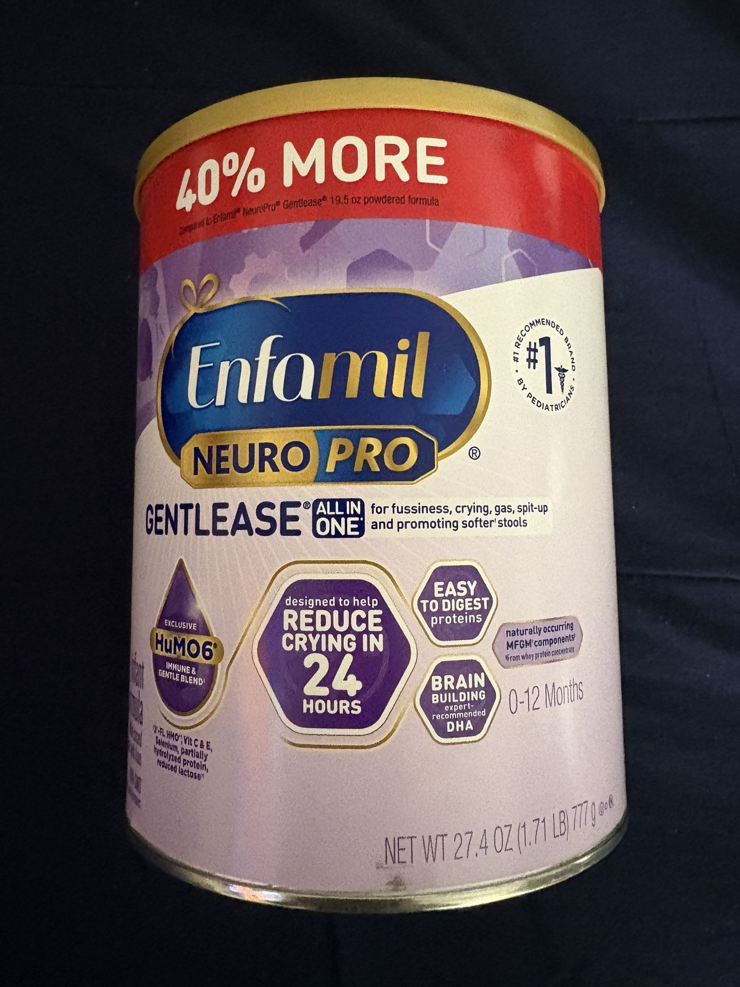 Baby Formula- Enfamil Neuropro Gentlease 27oz