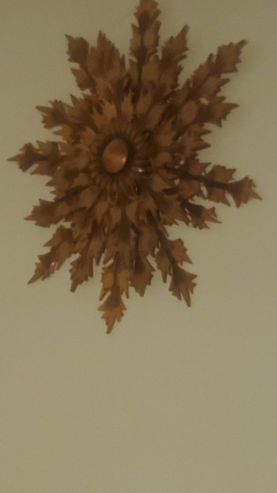 Hand Wood Carved Polish Wreath Or Plate