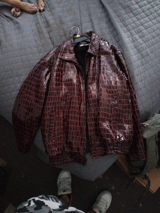 Alligator Skin Coat