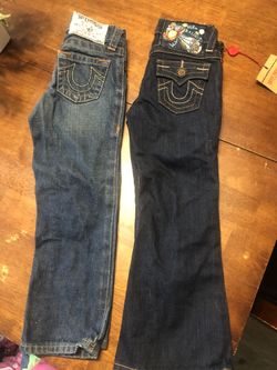 Girls True Religion Sz 4 Two Pair One New W Tags 