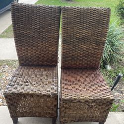 Wicker Chairs (2)- Must Pick Up Today 3/15/26 