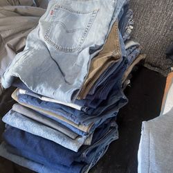 Men’s Pants ( 44&46x32), Shorts (44&46)And Shirts 3x & 4x