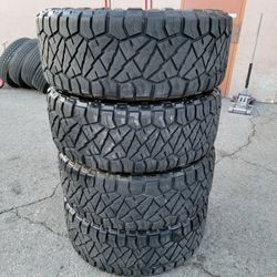 35X12.50 R20 LT NITTO RIDGE GRAPPLER TIRES 12PLY F250 SILVERADO HD2500 SIERRA HD2500 RAM TUNDRA TITAN RUBICON GLADIATOR 